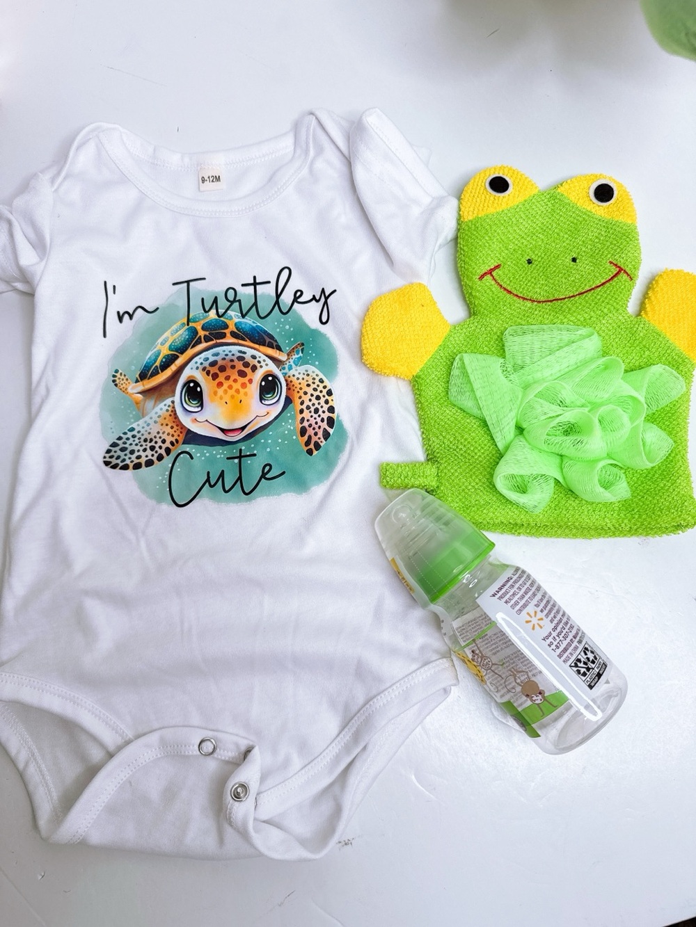 Turtle Baby Boy Gift Basket, Baby Shower Gift - Picture 6 of 11